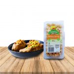 Baked Sweet Potatoes Stuffed with Chickpea Sprouts